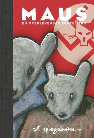 Omslag: "Maus : en overlevendes fortelling" av Art Spiegelman