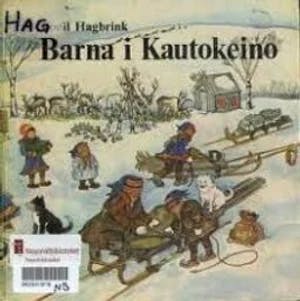 Omslag: "Barna i Kautokeino" av Bodil Hagbrink