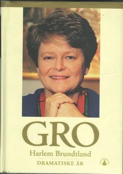 Omslag: "Dramatiske år : 1986-1996" av Gro Harlem Brundtland