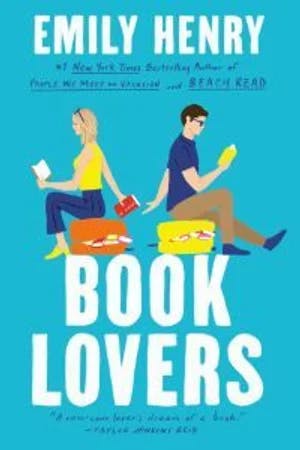 Omslag: "Book lovers" av Emily Henry