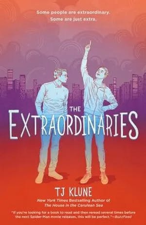 Omslag: "The extraordinaries" av TJ Klune