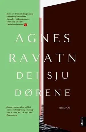 Omslag: "Dei sju dørene : roman" av Agnes Ravatn