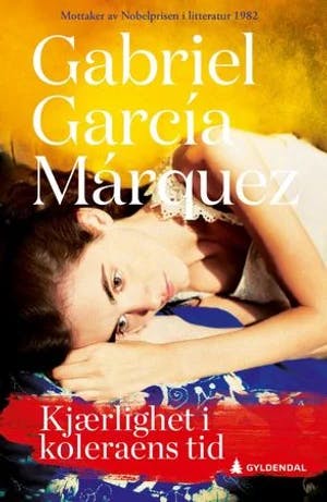Omslag: "Kjærlighet i koleraens tid" av Gabriel García Márquez
