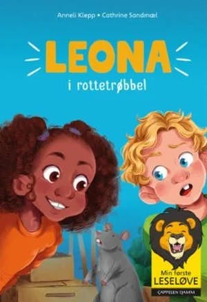 Omslag: "Leona i rottetrøbbel" av Anneli Klepp