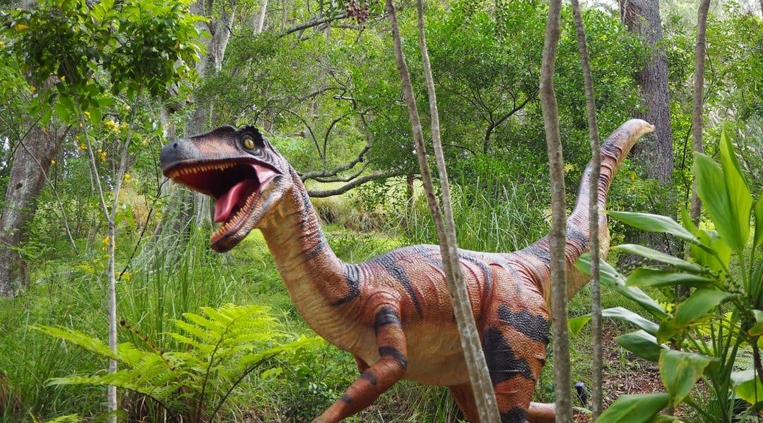 Illustrasjonsfoto av dinosaur